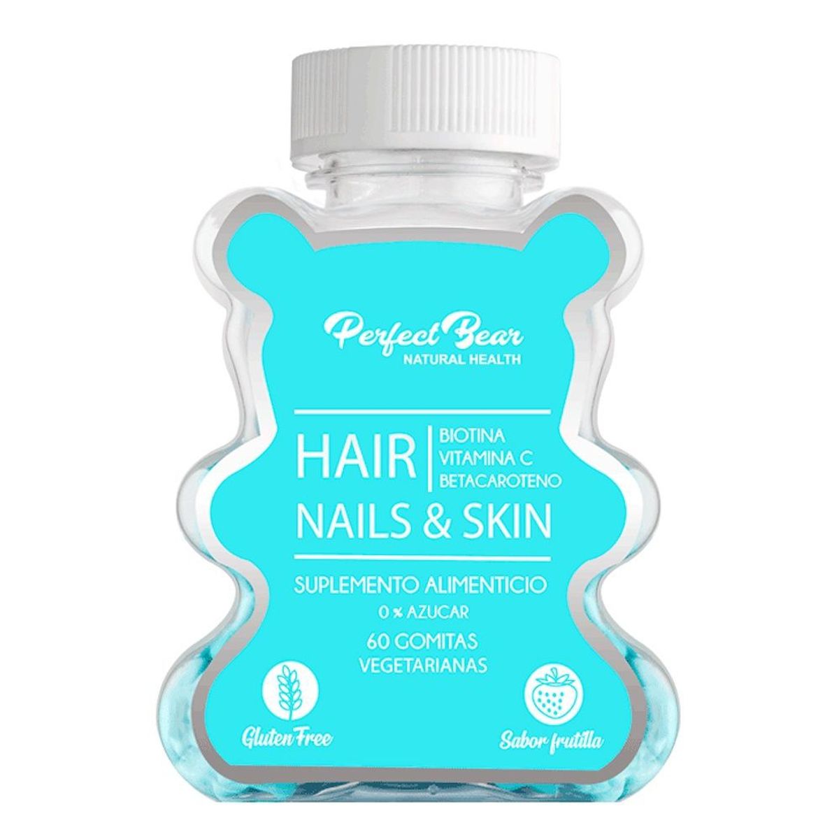 Perfect Bear - Hair Nails & Skin Perfect Bear, 60 Gomitas.
