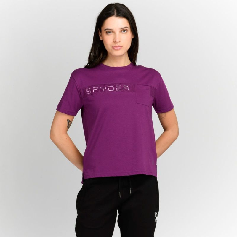 SPYDER - Polera Entrenamiento Mujer Spyder After Ski