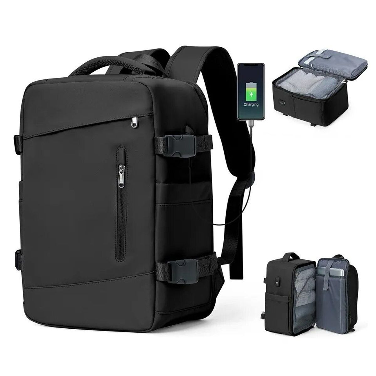 GENERICO - Mochila Viral Notebook Multifunción Viaje Negocio Oficina