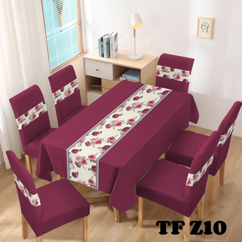 GENERICO - Mantel Impermeable + 6 fundas de Silla
