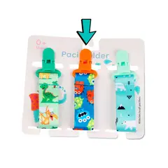 GENERICO - Porta Chupete De Cinta Clips De Tela Para Bebe Afirma Tete