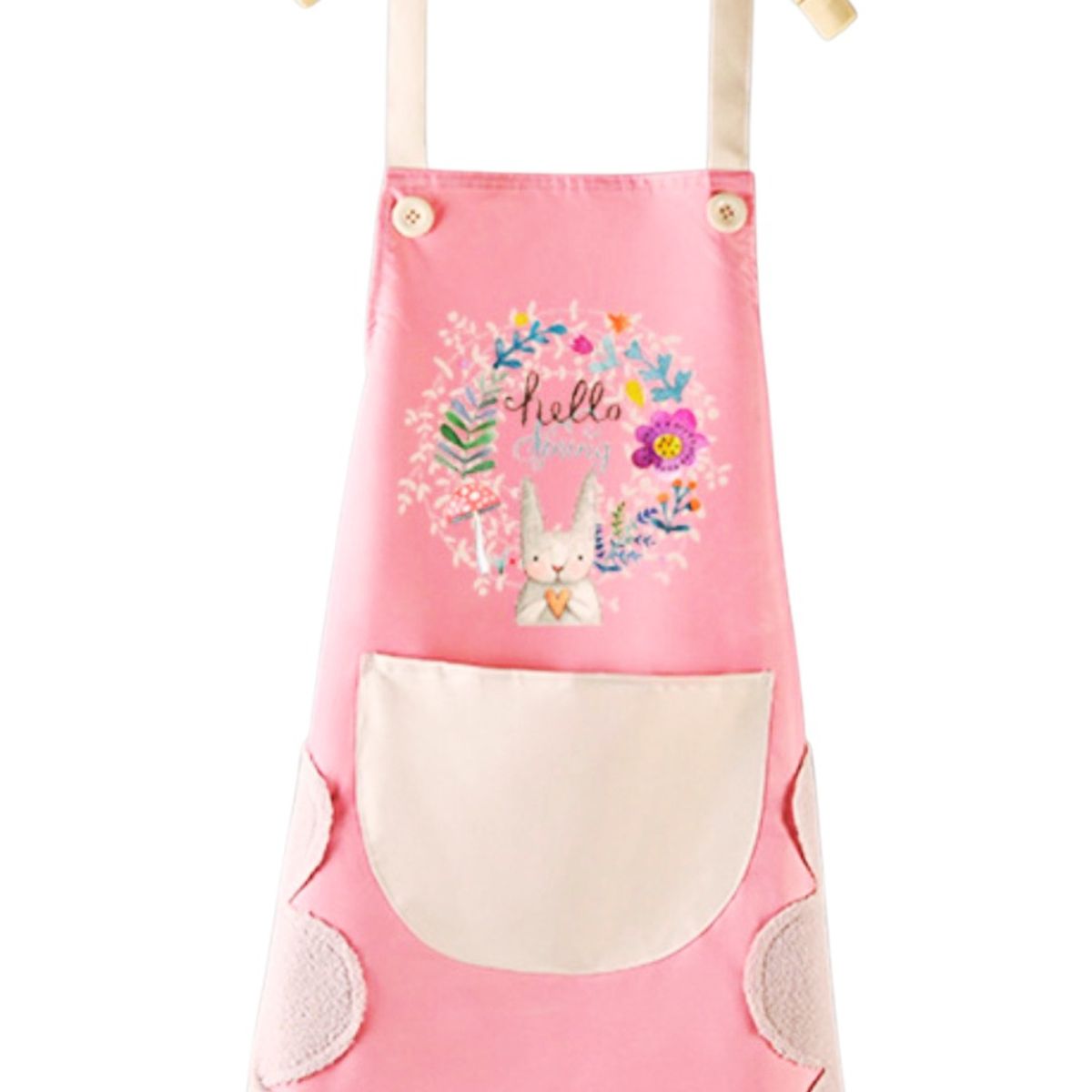 GENERICO - Delantal De Cocina Impermermeable Con Bolsillo Y Toallas