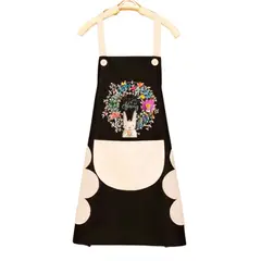 GENERICO - Delantal De Cocina Impermermeable Con Bolsillo Y Toallas