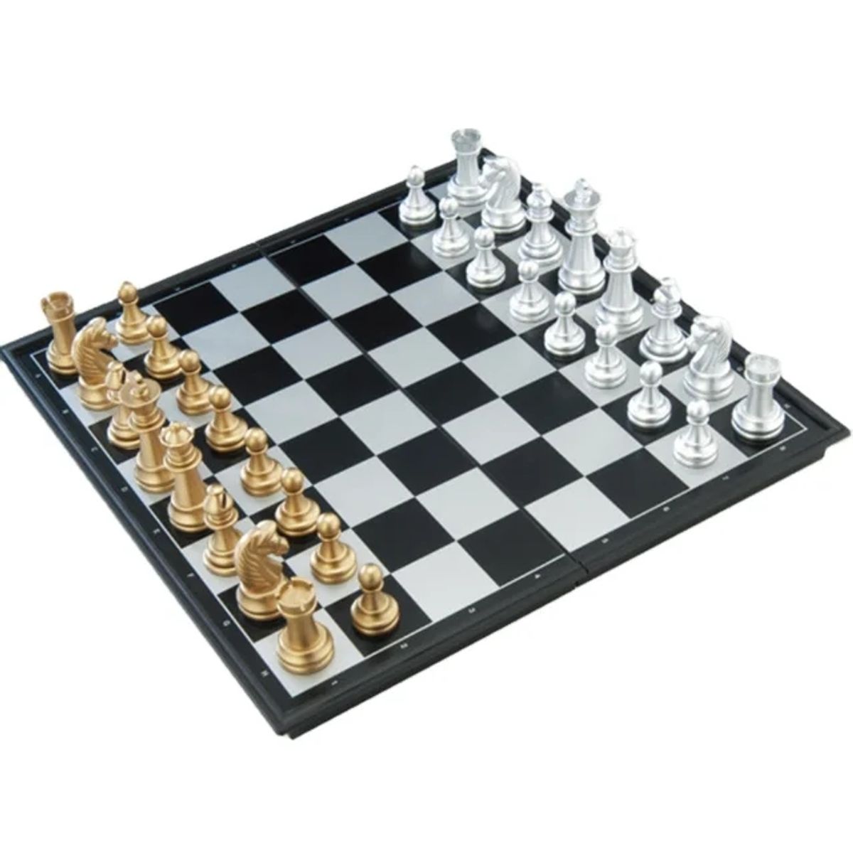 CHESS - Ajedrez Magnetico Dorado y Plateado
