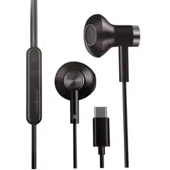 AIWA - Audifonos I60TC In-Ear Tipo C Negro