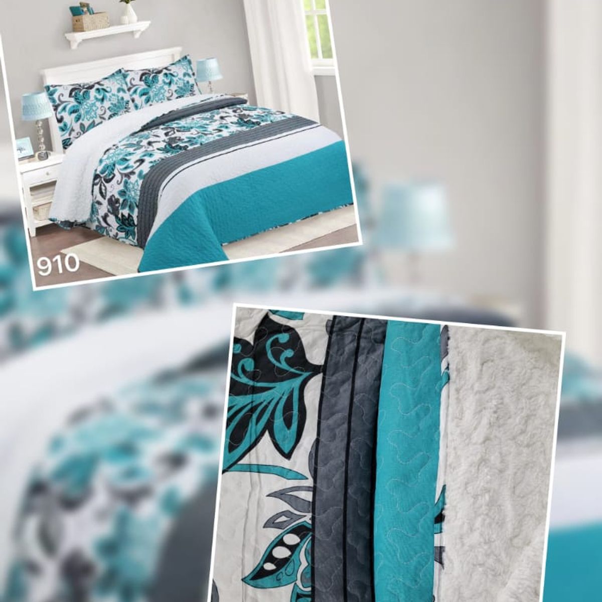 ANGELES DEL HOGAR - cubrecama Quilt con Chiporro king