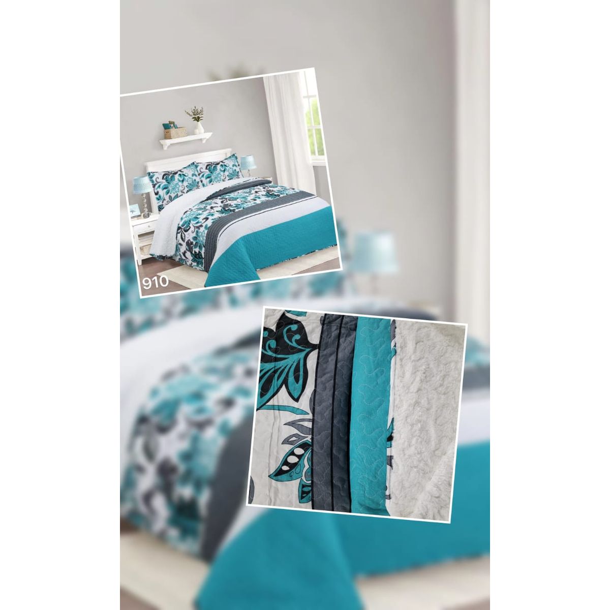 ANGELES DEL HOGAR - cubrecama Quilt con Chiporro king