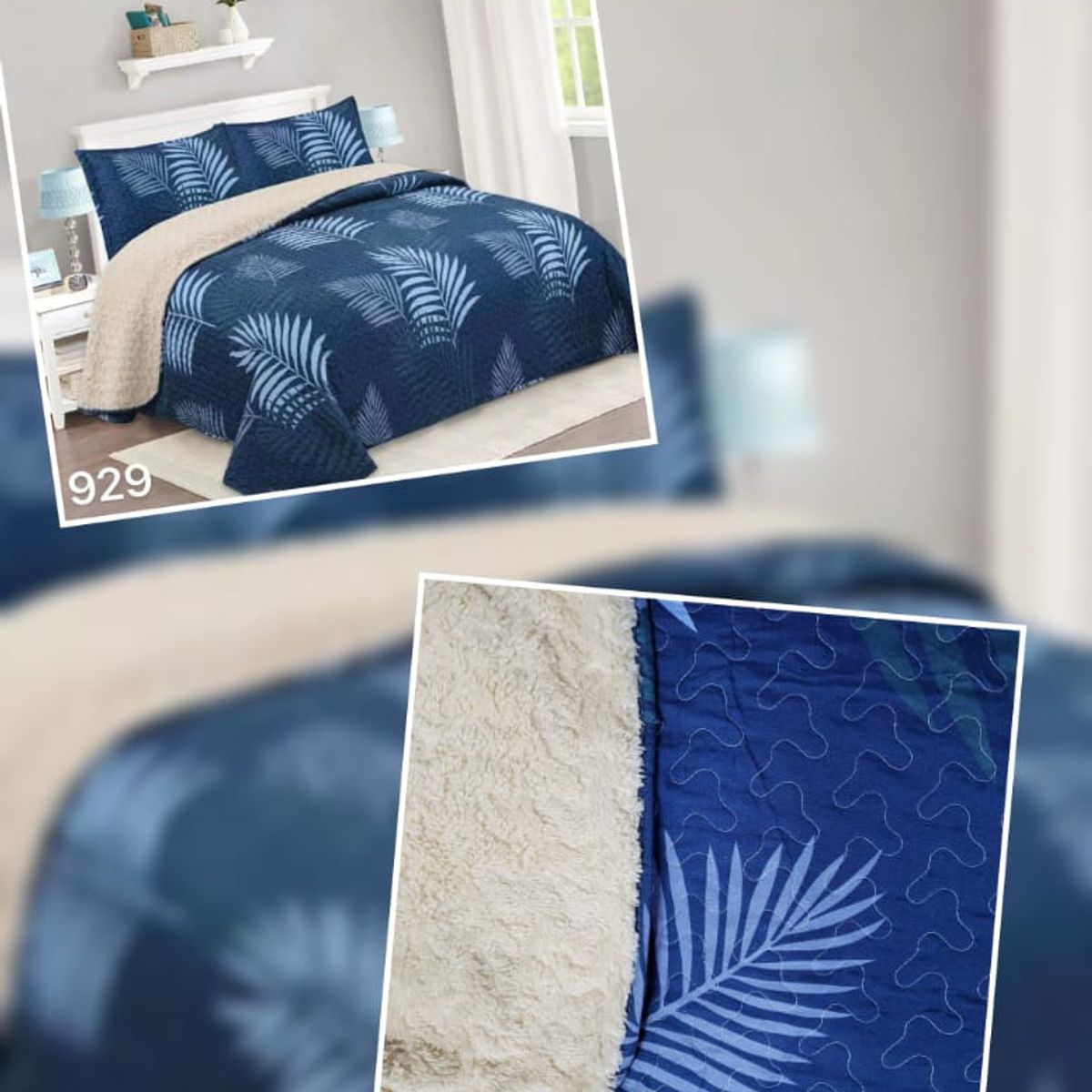 ANGELES DEL HOGAR - cubrecama Quilt con Chiporro king