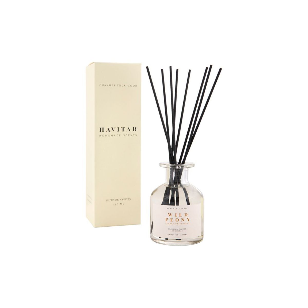 HAVITAR - Difusor de varitas 150 ml Wild Peony