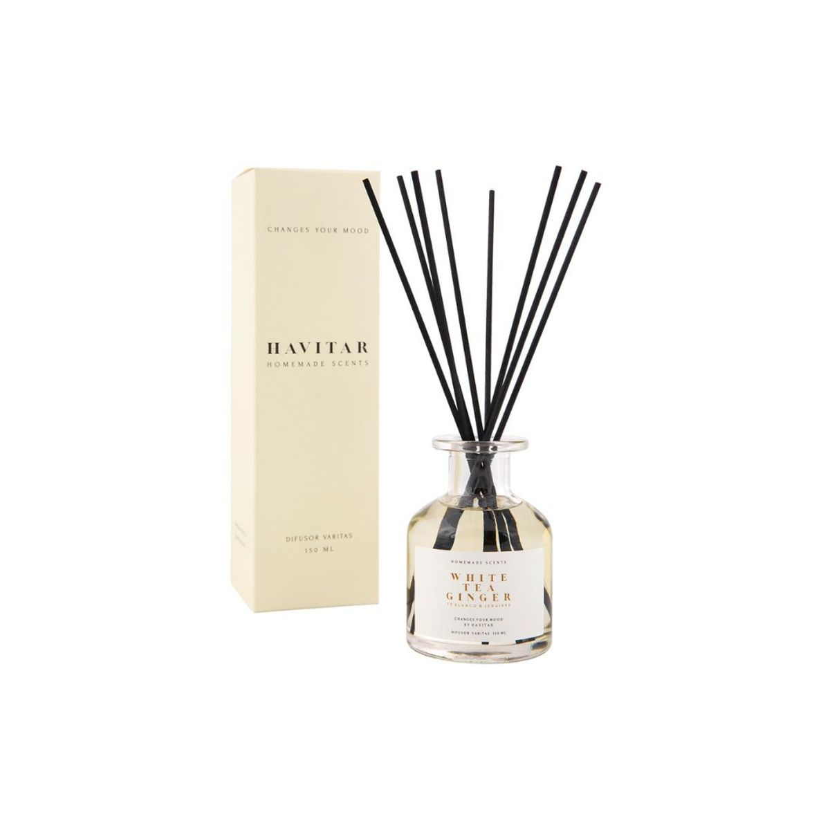 HAVITAR - Difusor de varitas 150 ml White Tea Ginger