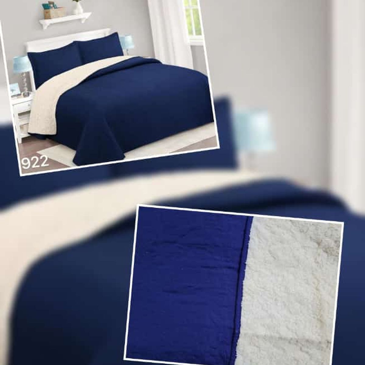 ANGELES DEL HOGAR - Cubrecama Quilt con Chiporro Plaza y Media