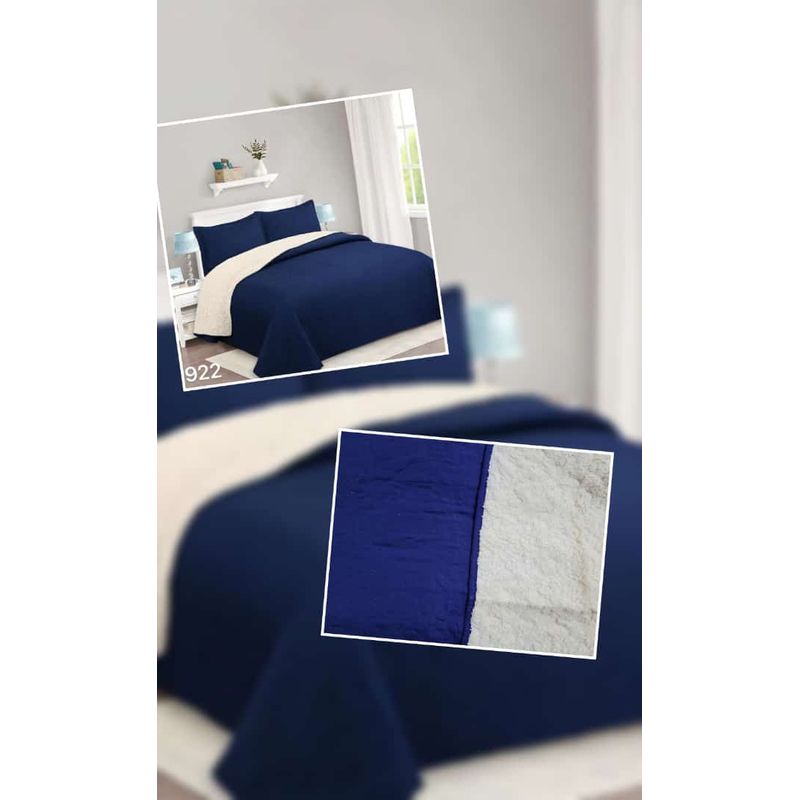 ANGELES DEL HOGAR - Cubrecama Quilt con Chiporro Plaza y Media