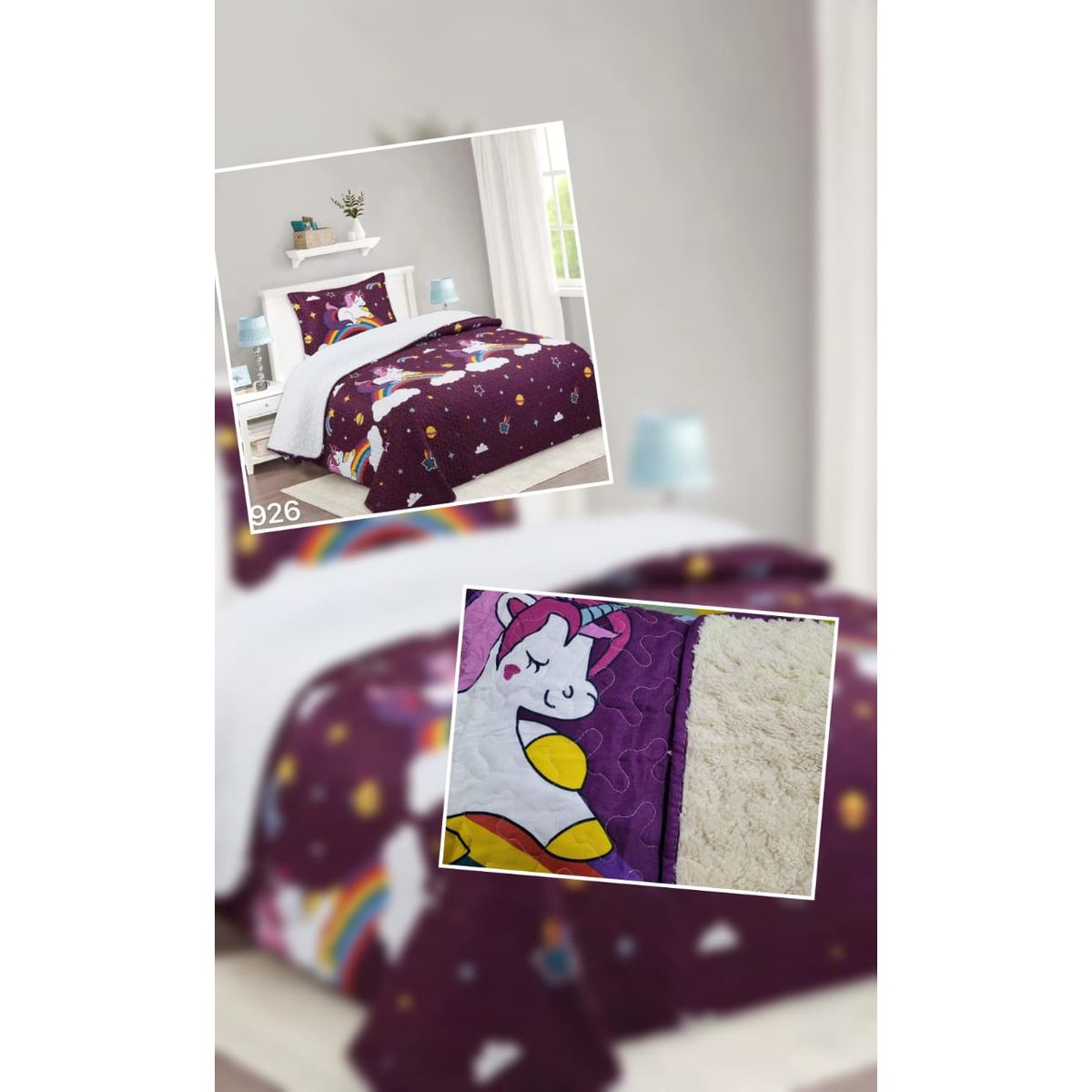 ANGELES DEL HOGAR - Cubrecama Quilt con Chiporro Plaza y Media