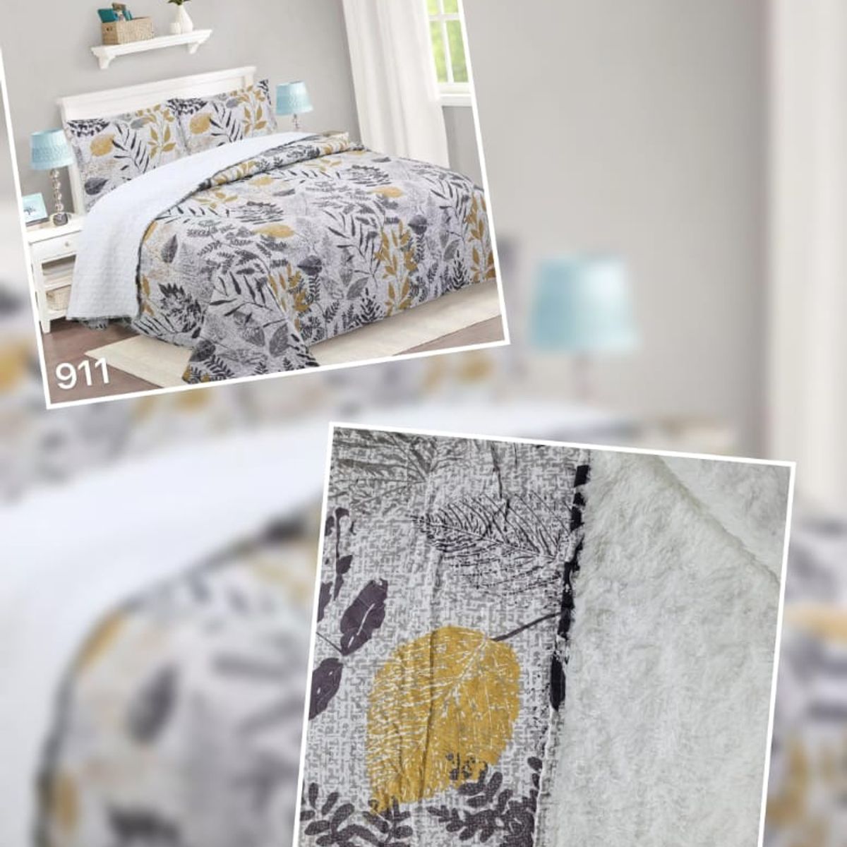 ANGELES DEL HOGAR - Cubrecama Quilt con Chiporro Plaza y Media