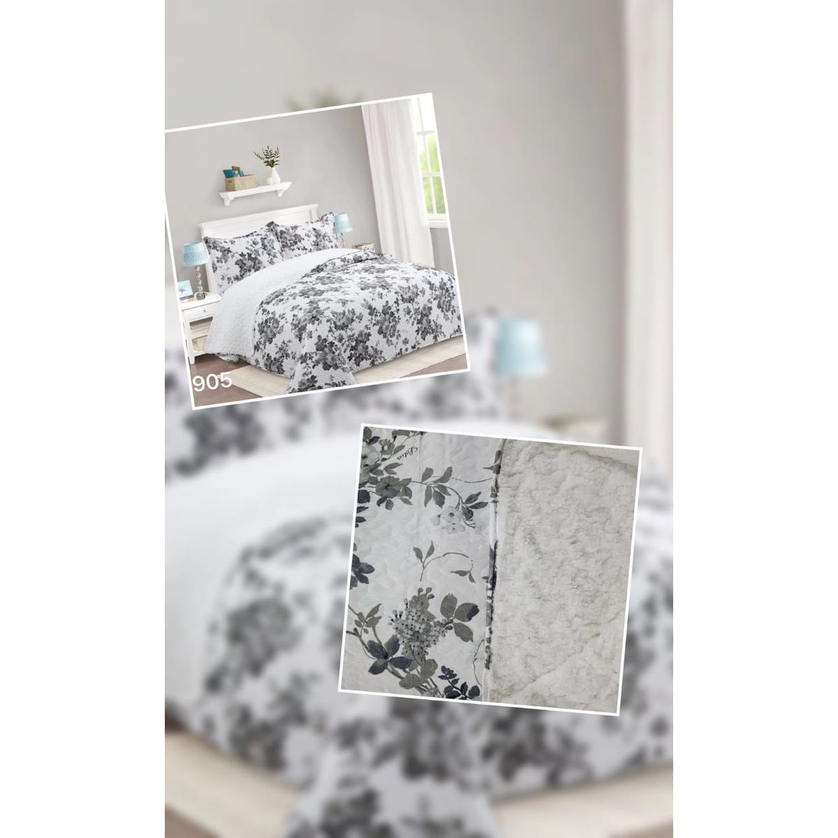 ANGELES DEL HOGAR - Cubrecama Quilt con Chiporro Plaza y Media