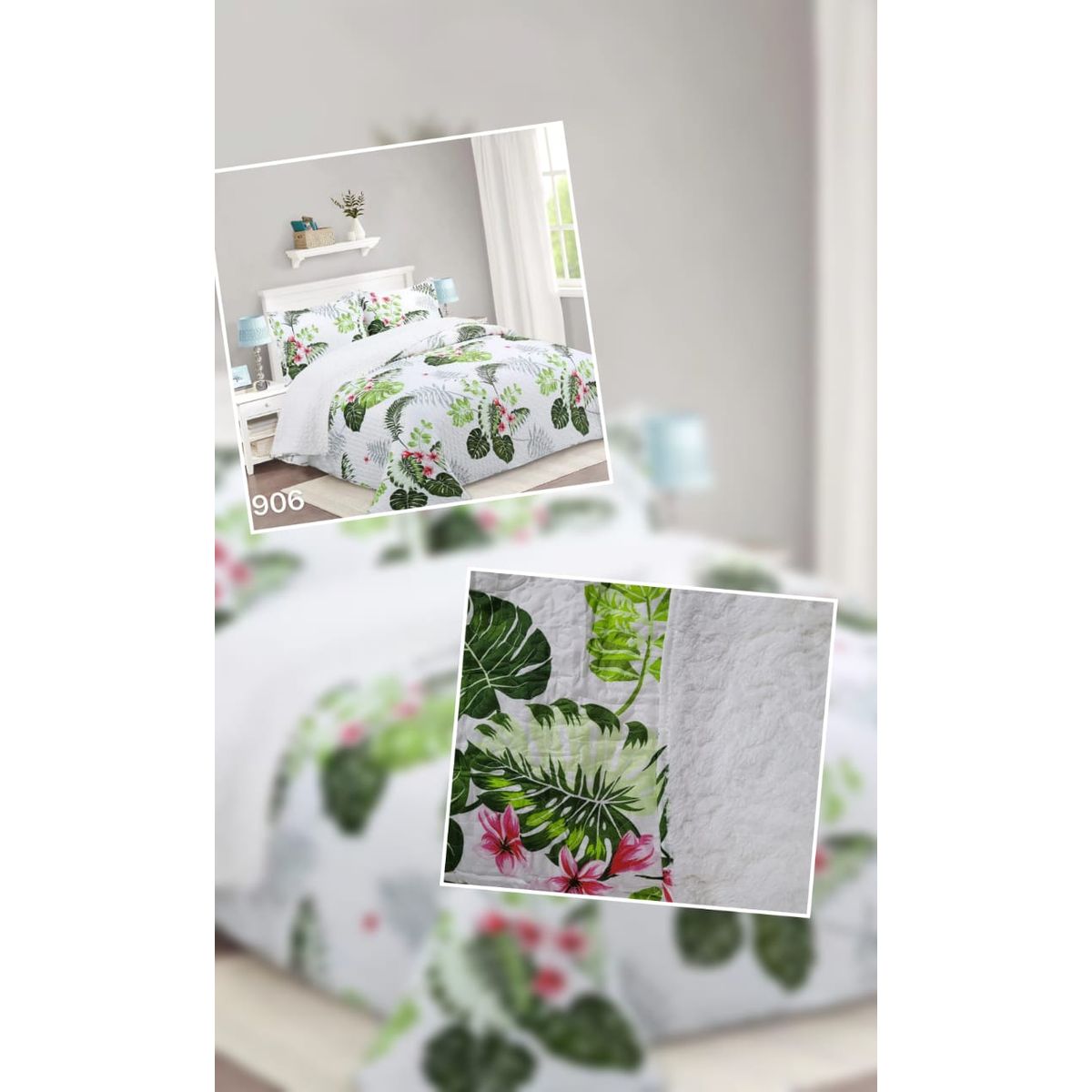 ANGELES DEL HOGAR - Cubrecama Quilt con Chiporro Plaza y Media