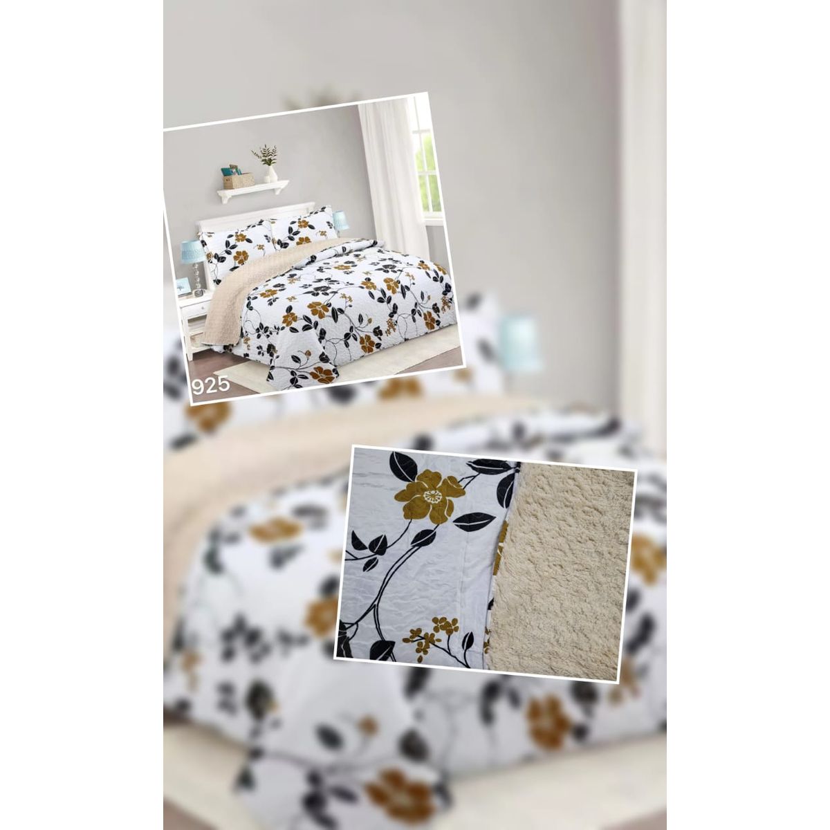 ANGELES DEL HOGAR - Cubrecama Quilt con Chiporro Plaza y Media