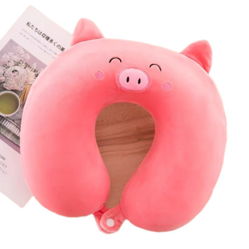 GENERICO - Almohada En Forma U Para Cuello De Viaje Avion Auto Kawayi.
