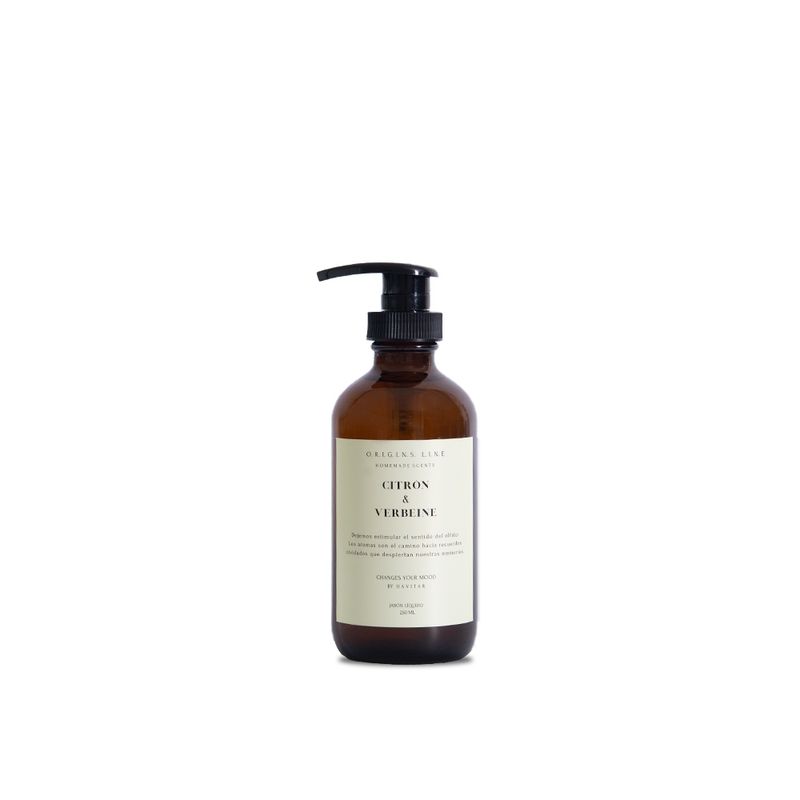 HAVITAR - Jabón Líquido Vidrio 250 ML Citrón & Verbeine