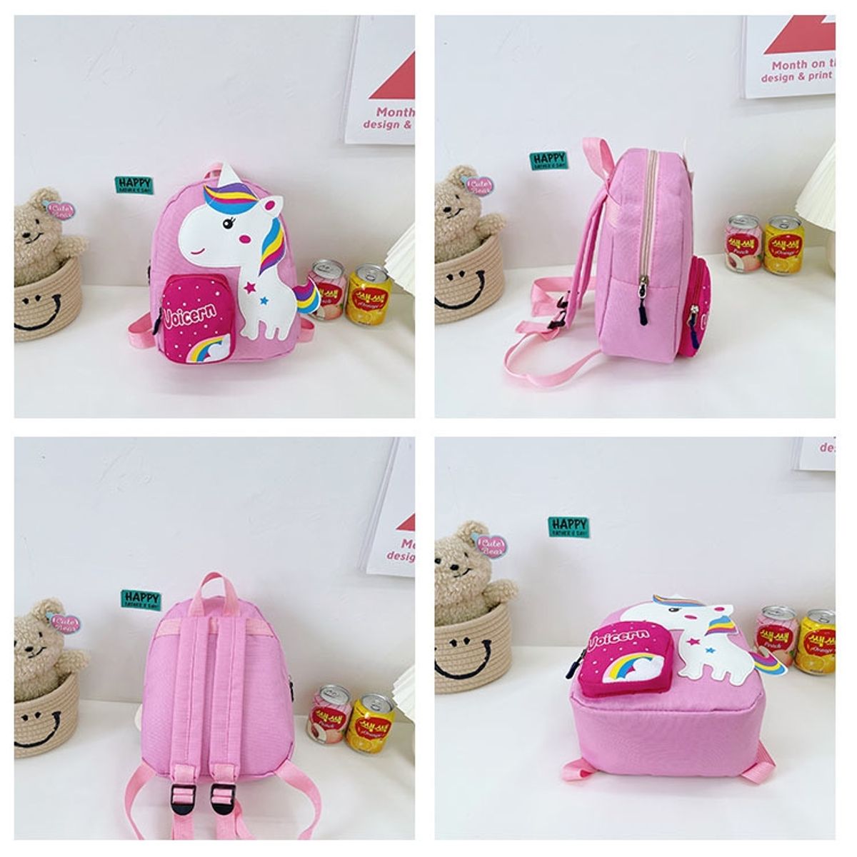 GENERICO - Mochila Dinosaurio Infantil De Animalitos Escuela Jardin