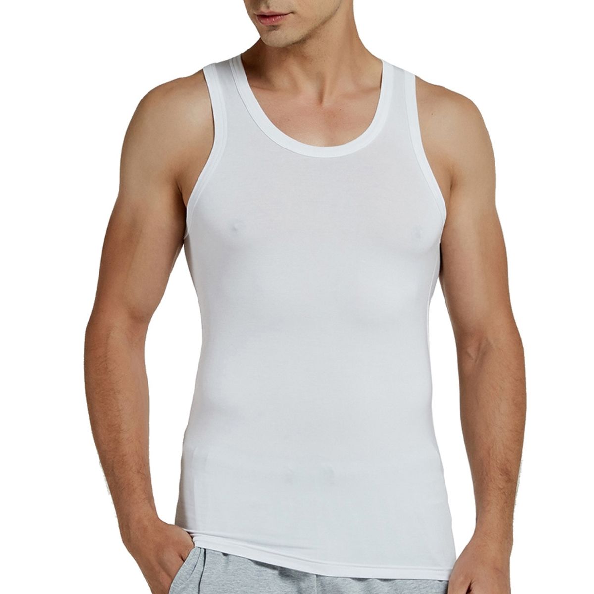 EVERSO - Pack 3 Camiseta Tirantes Clásico Algodón Hombre