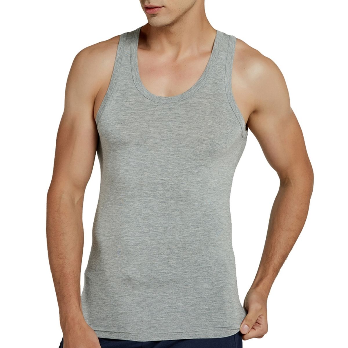 EVERSO - Pack 3 Camiseta Tirantes Clásico Algodón Hombre