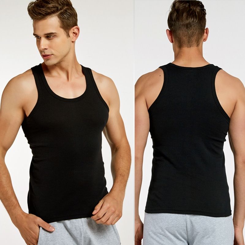 EVERSO - Pack 6 Camiseta Tirantes Clásico Algodón Hombre
