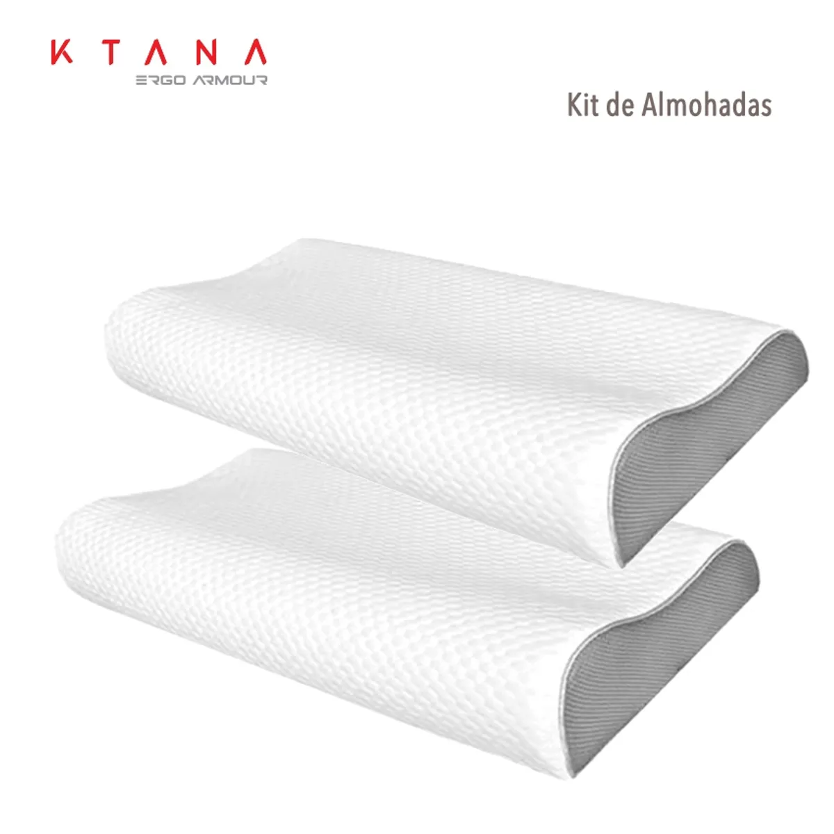 KTANA - Kit Almohada Cervical Ergo Armour Memory Foam