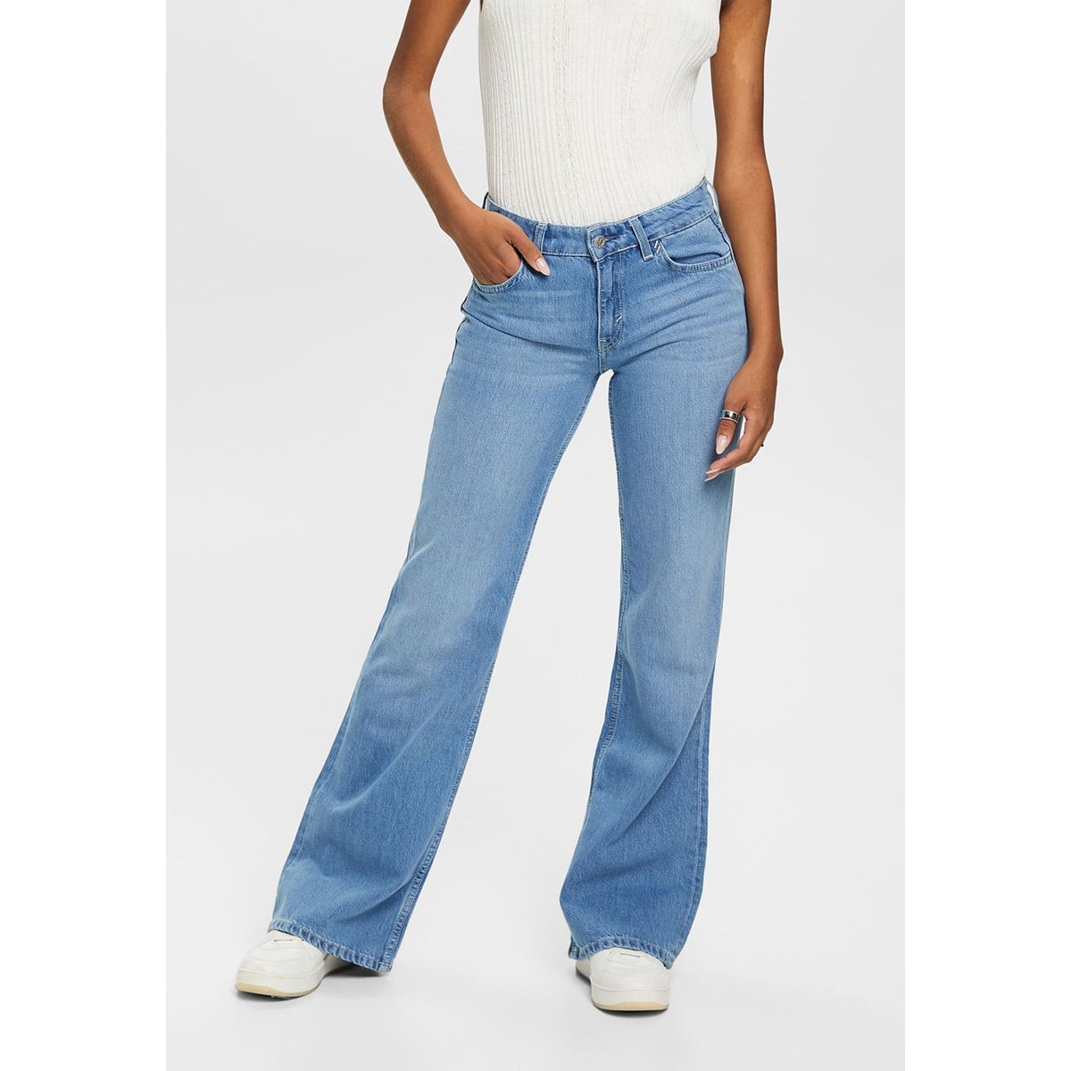 ESPRIT - Jeans Acampanados De Tiro Medio Mujer Esprit ESPRIT