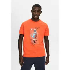 ESPRIT - Polera Cubic Corte Holgado Hombre