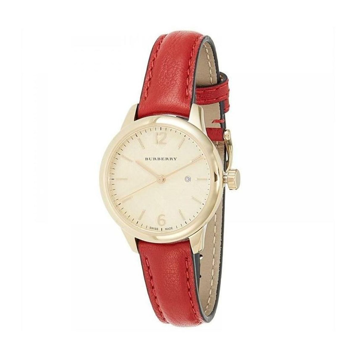 BURBERRY - Reloj Burberry Classic Bu10102 Rojo