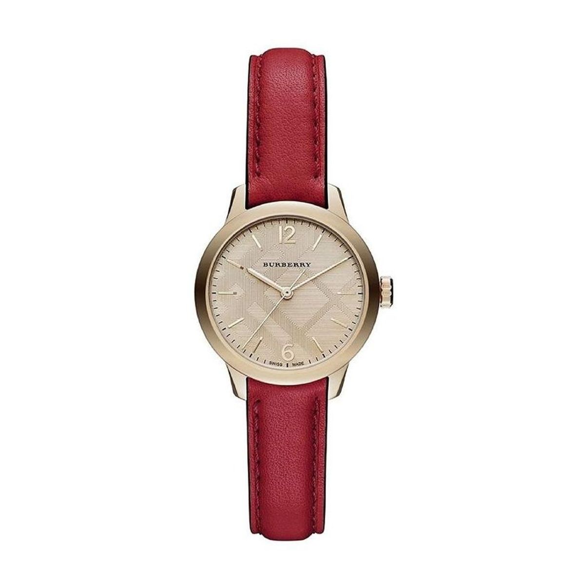 BURBERRY - Reloj Burberry Classic Bu10102 Rojo