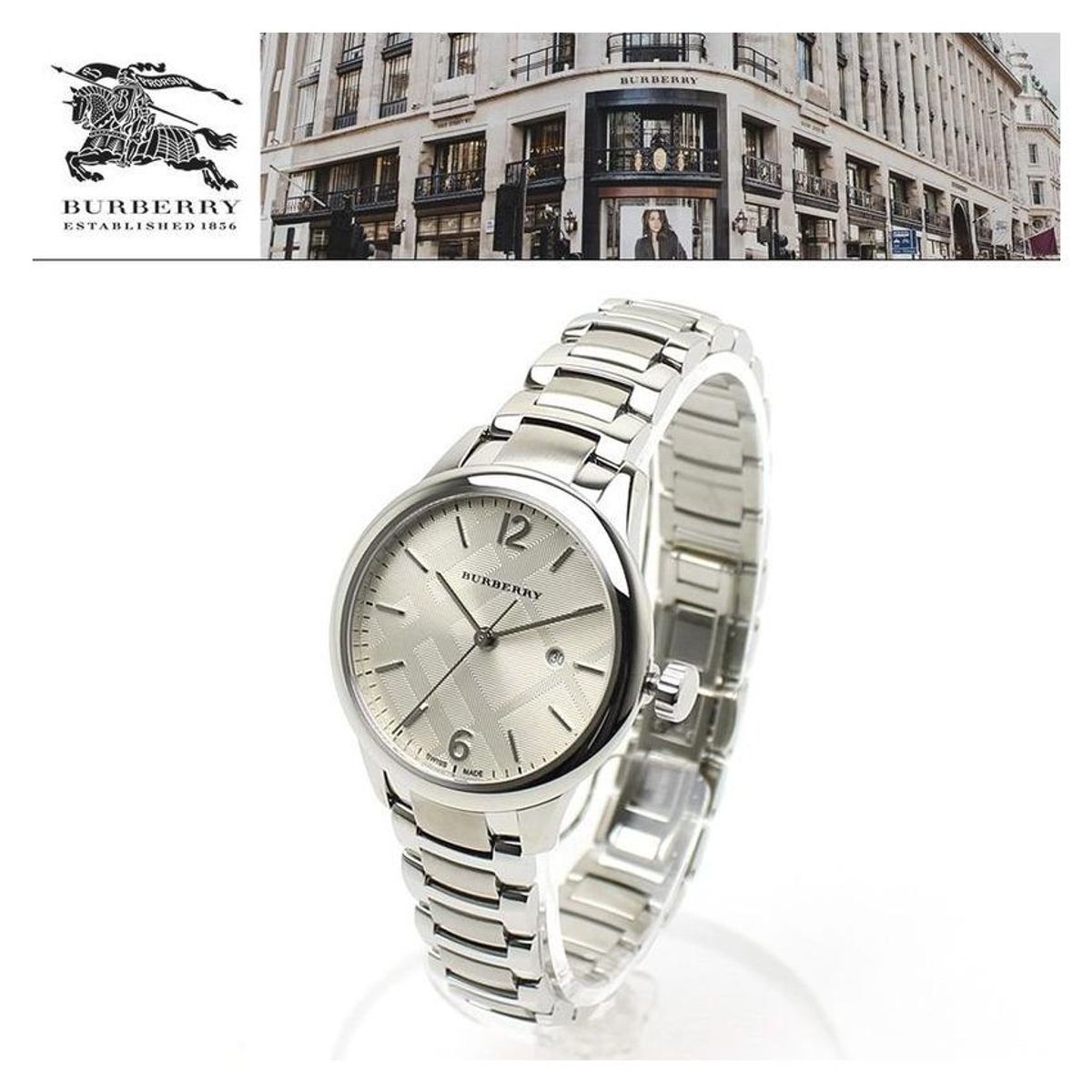 BURBERRY - Reloj Burberry Classic Bu10108 Plateado