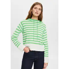 ESPRIT - Sweater Con Capucha Y Cordón Mujer