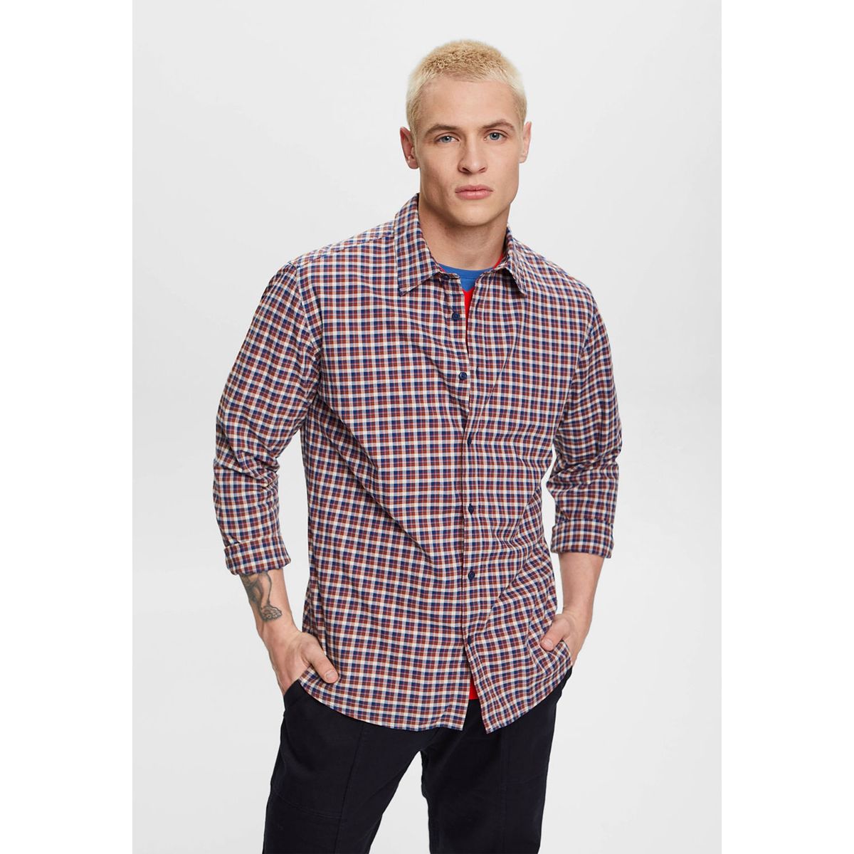 ESPRIT - Camisa A Cuadros Hombre Esprit ESPRIT