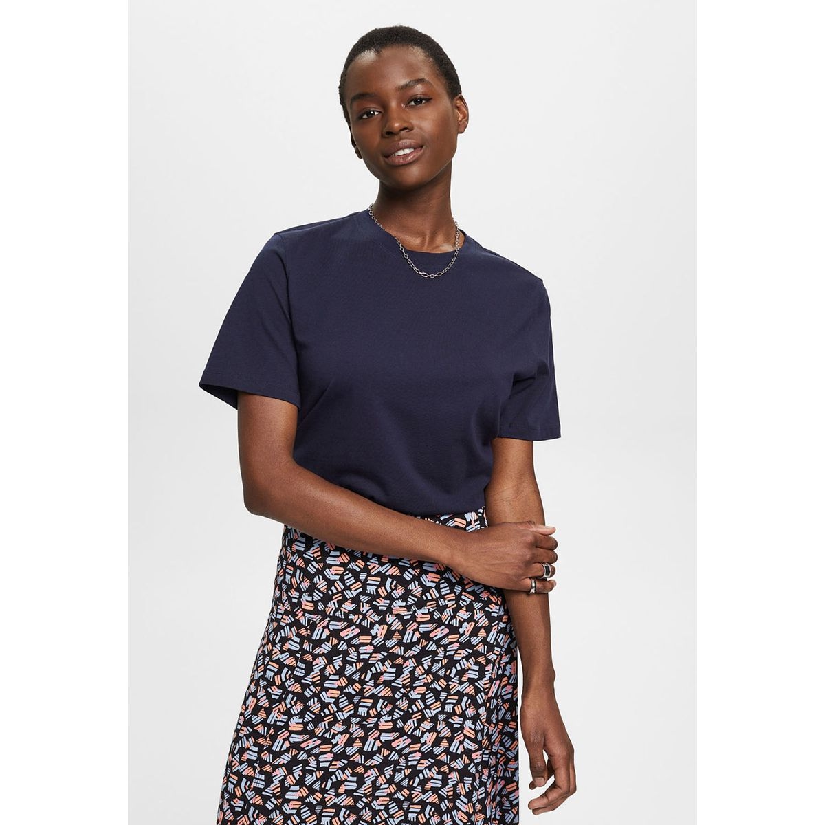 ESPRIT - Polera De Algodón Manga Corta Mujer Esprit ESPRIT