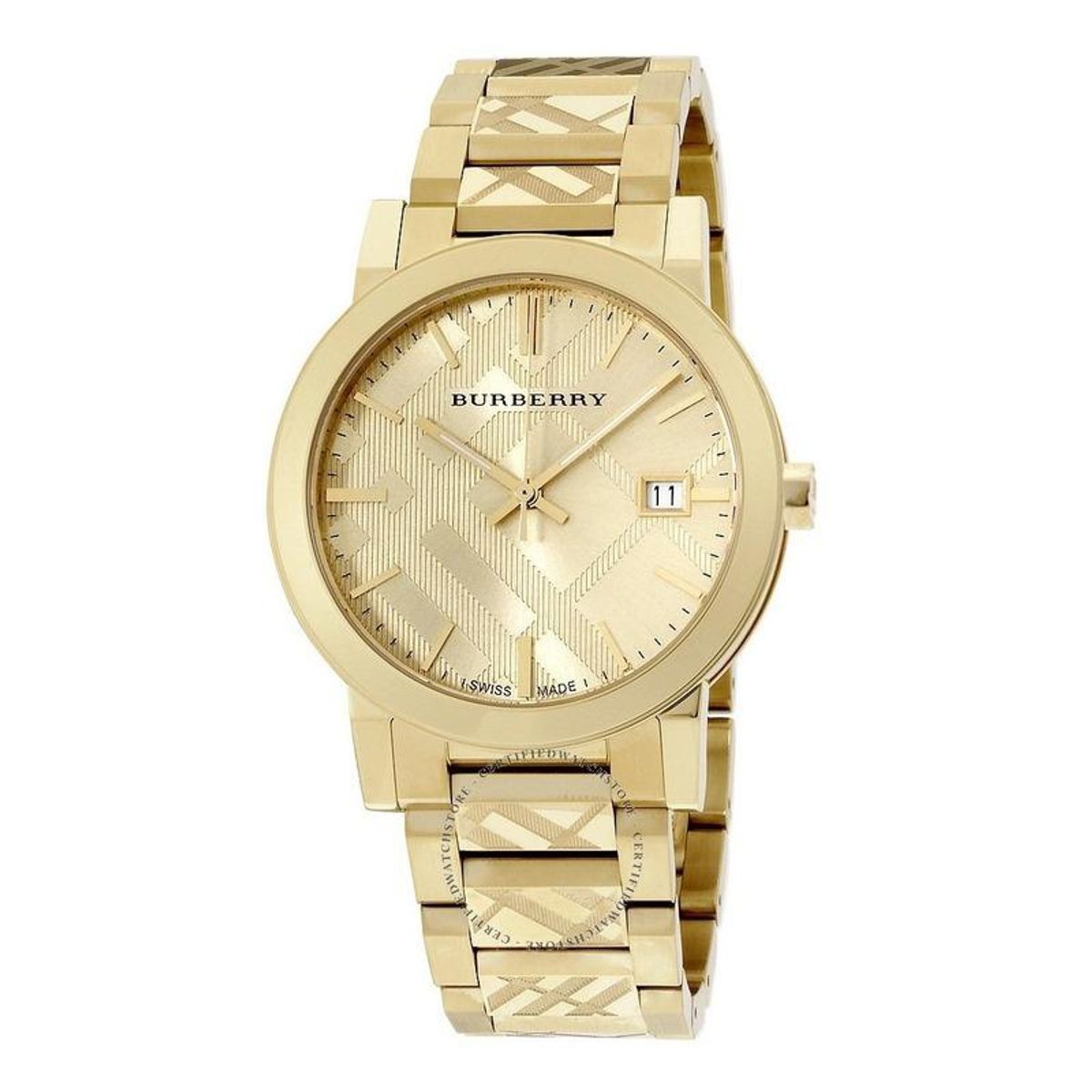 BURBERRY - Reloj Burberry Unisex Classic Bu9038 Dorado
