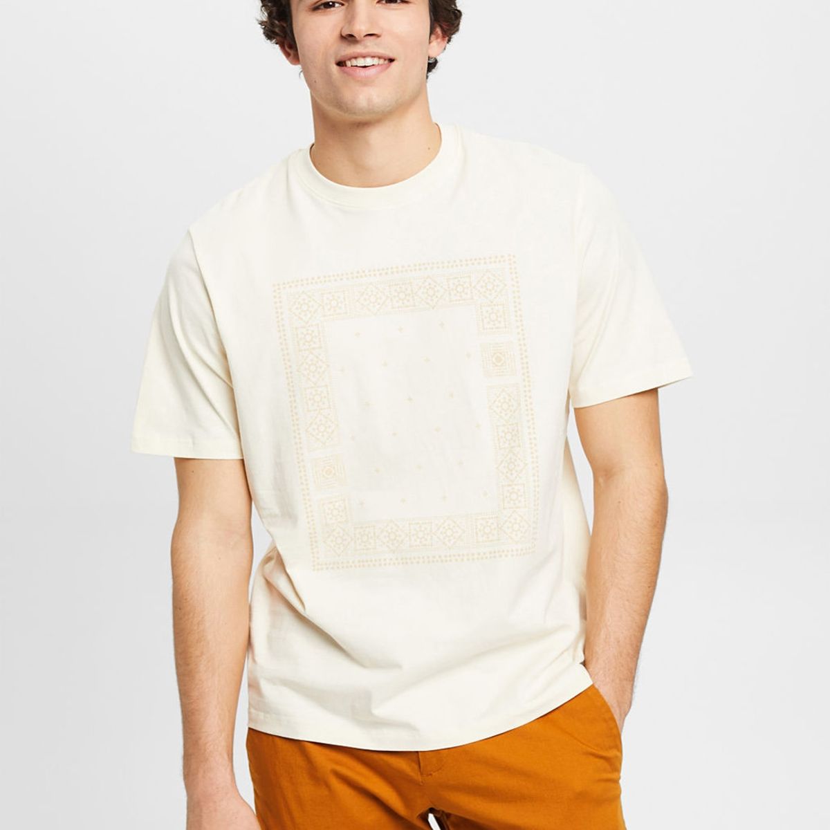 ESPRIT - Polera Estampada Manga Corta Hombre Esprit ESPRIT