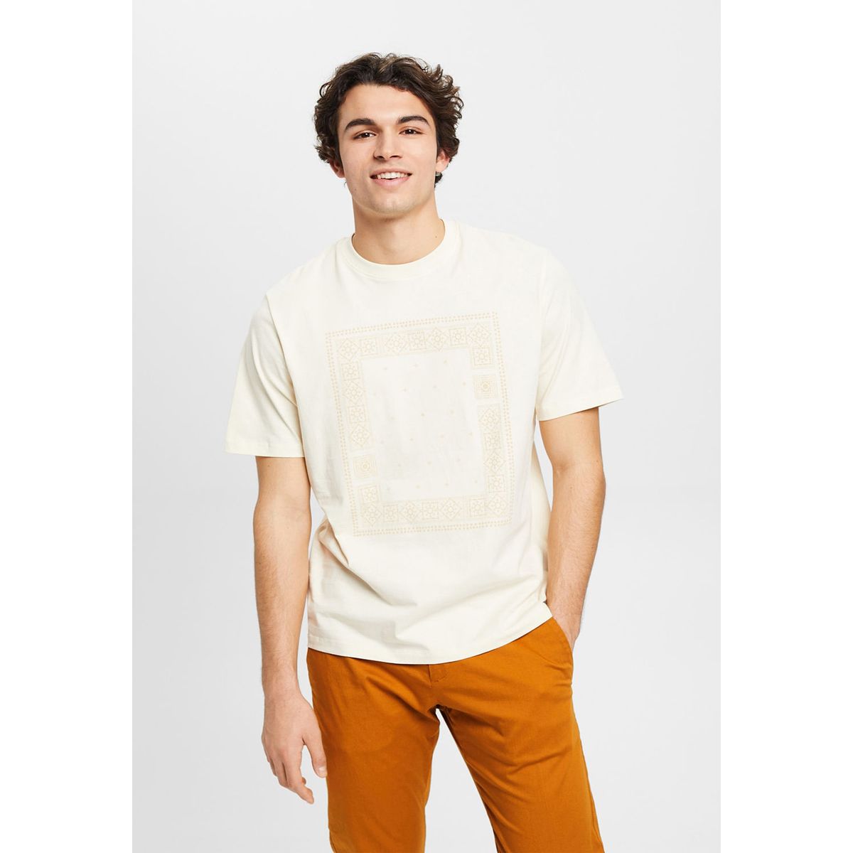 ESPRIT - Polera Estampada Manga Corta Hombre Esprit ESPRIT