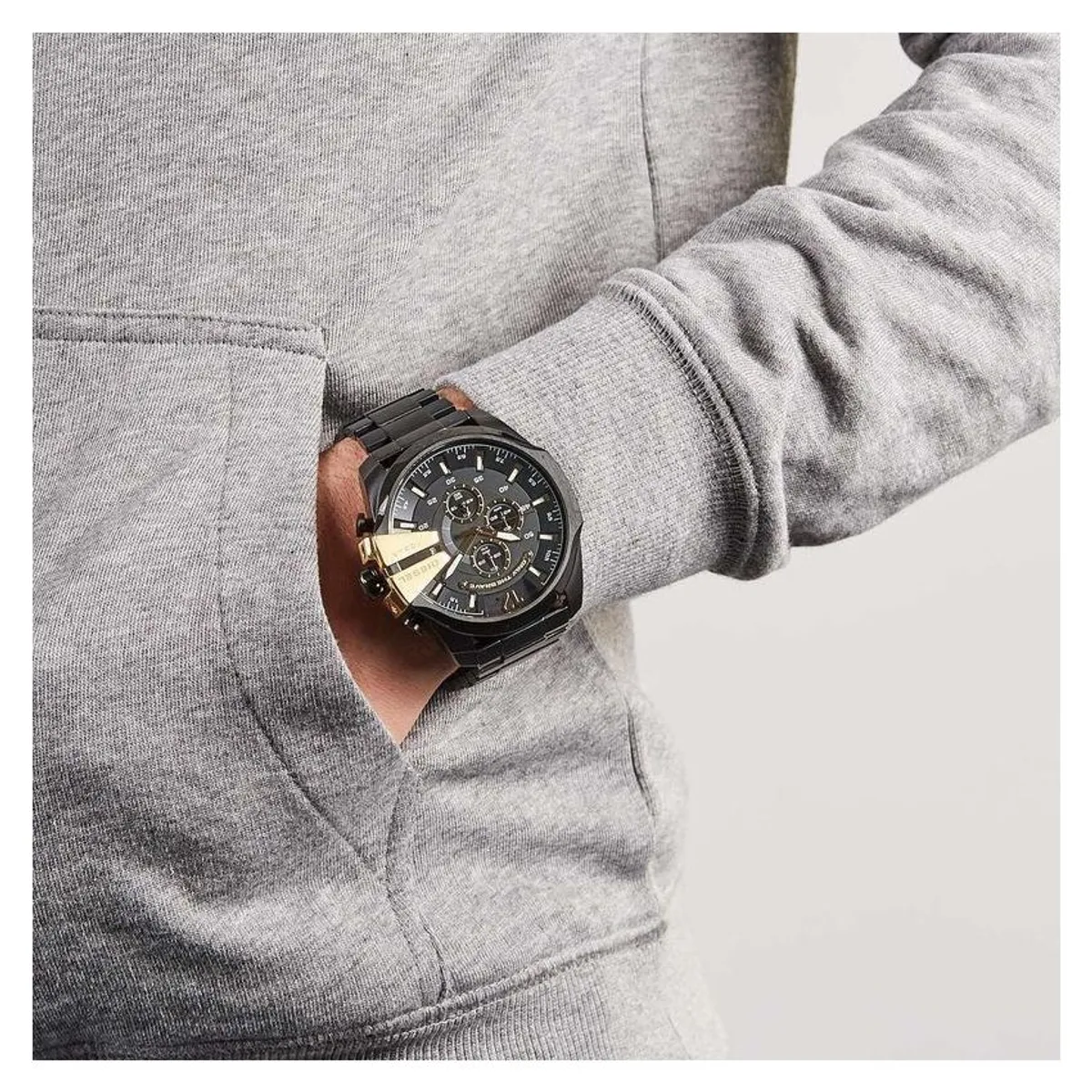 DIESEL - Reloj Diesel Mega Chief Dz4338 Negro