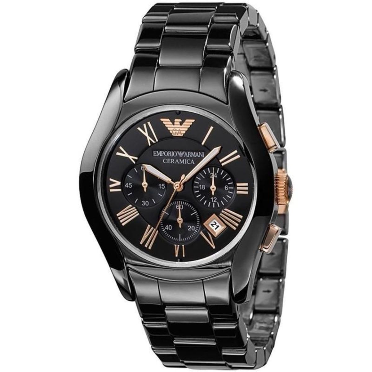EMPORIO ARMANI - Reloj Emporio Armani Ceramica Ar1410 Negro