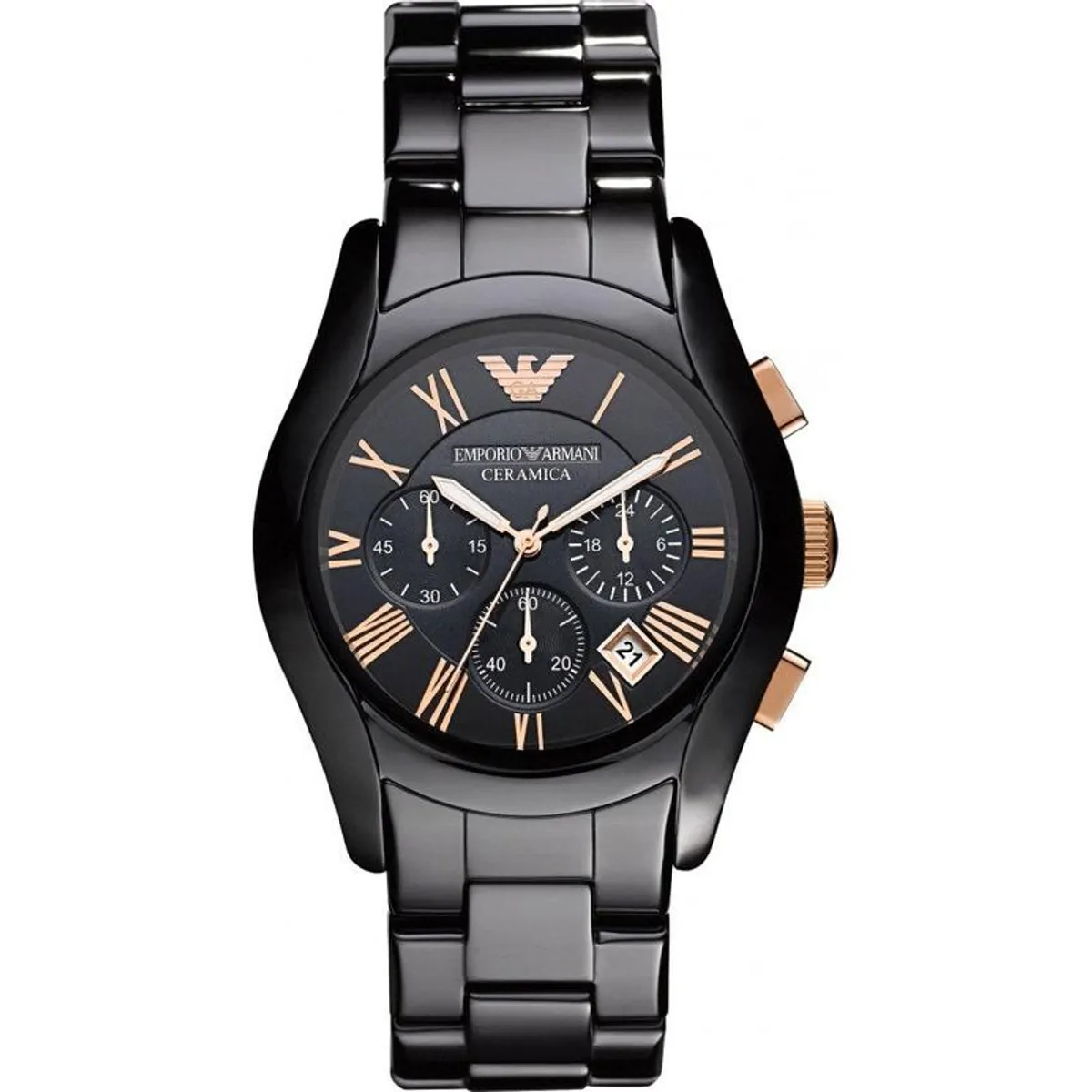 EMPORIO ARMANI - Reloj Emporio Armani Ceramica Ar1410 Negro