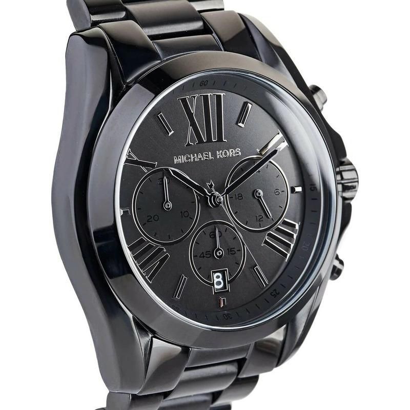 MICHAEL KORS MK5550 ブラック腕時計 MICHAEL KORS Reloj Michael Kors Unisex Midsized Bradshaw MK5550