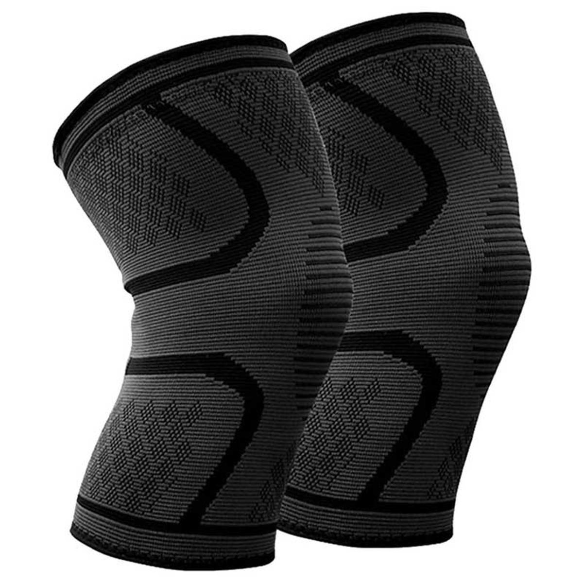 EVERSO - Rodilleras Artritis Para Dolor De Rodilla Unisex Un Par Negro XL