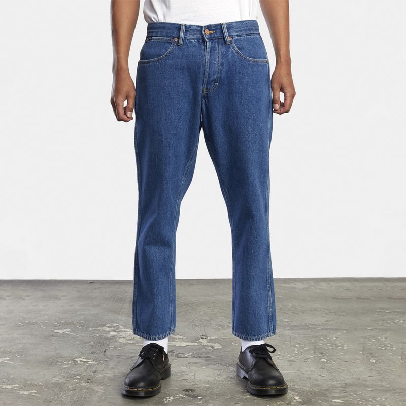RVCA - Jeans Hombre New Dawn Denim M Pa Azul RVCA