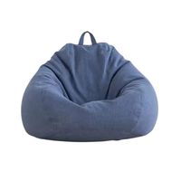 Puff Pera Simil Lino 90X110 Cm Denim