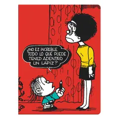 GENERICO - Libreta Tapa Blanda Mediana Mamá de Mafalda con Guille