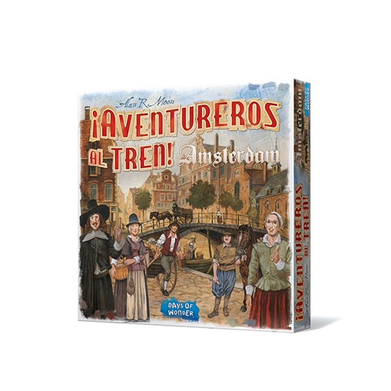 ASMODEE - ¡Aventureros al Tren Amsterdam - Juego de Mesa
