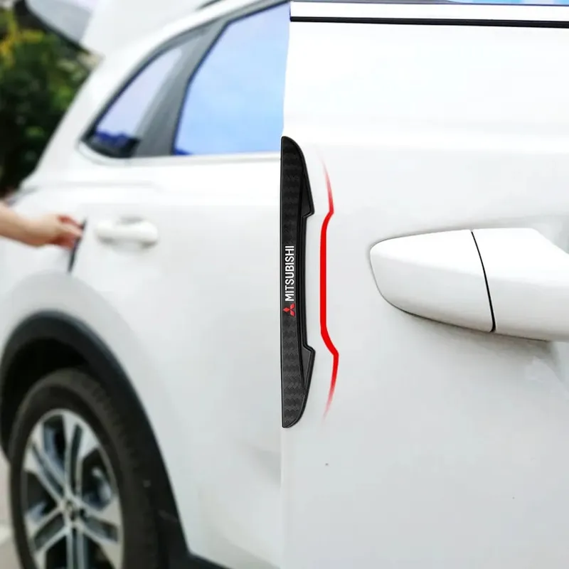 GENERICO - 4 topes puertas tira goma anticolision retrovisor MITSUBISHI
