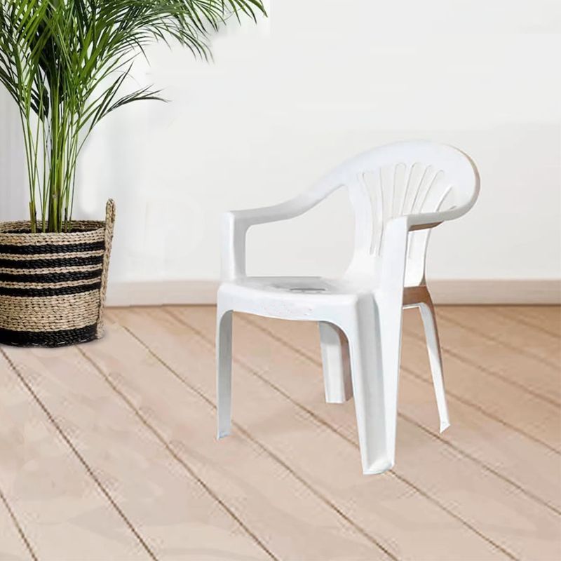 GENERICO - SILLA BLANCA CON BRAZO
